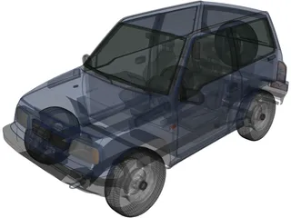 Suzuki Vitara (1989) 3D Model preview
