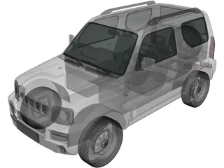 Suzuki Jimny (2012) 3D Model preview