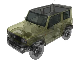 Suzuki Jimny (2019) 3D Model preview