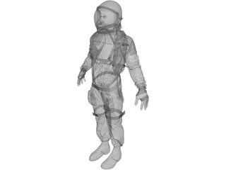 Astronaut 3D Model preview