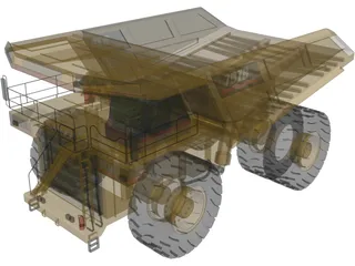 Caterpillar 797B 3D Model preview