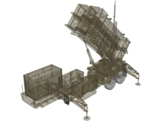Patriot MIM-104 3D Model preview