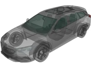 Opel Insignia Country Tourer (2017) 3D Model preview