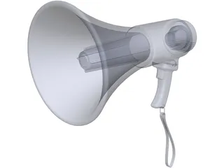 Megafone 3D Model preview