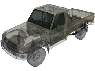 Toyota Land Cruiser [J79] (2007) 3D Model preview
