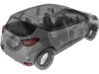 Renault Captur (2013) 3D Model preview