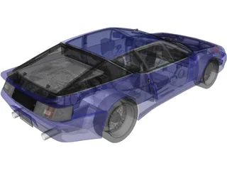 Renault Alpine (1990) 3D Model preview