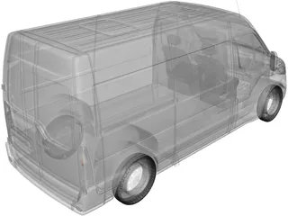 Renault Master (2017) 3D Model preview