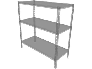 Basement Rack 3D Model preview