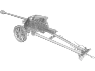 PAK 40 3D Model preview