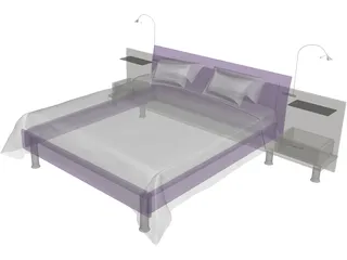 Bed 3D Model preview
