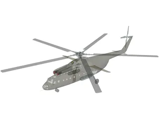 Mil Mi-6 Hook 3D Model preview