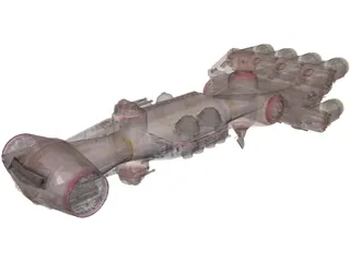 Star Wars Corvette 3D Model preview