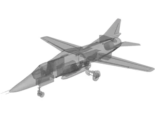 MiG-27 Mikoyan 3D Model preview