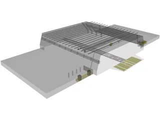 Star Wars Ship Hangar 3D Model preview