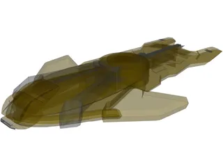 Star Trek Cardassian Hideki 3D Model preview