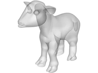 Little Lamb 3D Model preview