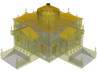 Villa Rotonda (Italy) 3D Model preview