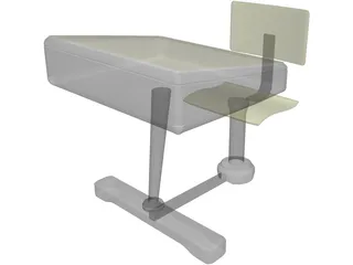 Desk 3D Model preview