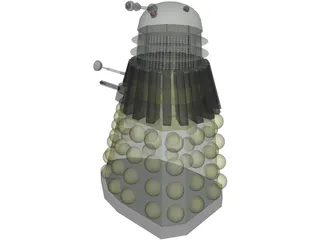 Doctor Who Darlek 3D Model preview