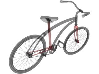 Bicycle 3D Model preview