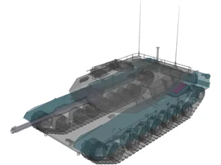 M1 Abrams 3D Model preview