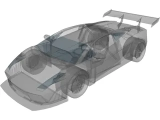 Lamborghini Gallardo GT3 Cup 3D Model preview