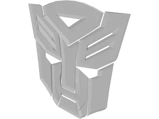 Transformers Autobot Symbol 3D Model preview