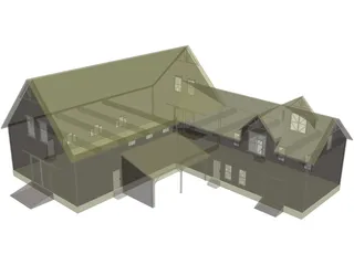 Barn 3D Model preview