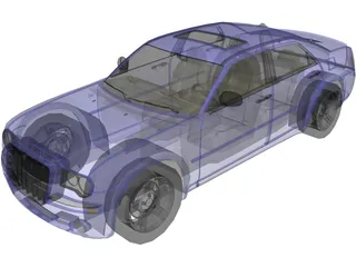 Chrysler 300C 3D Model preview