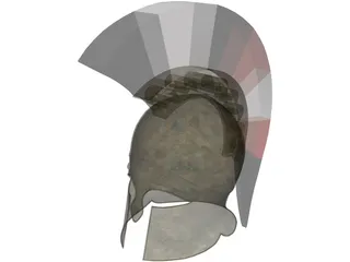 Greek Helmet 3D Model preview