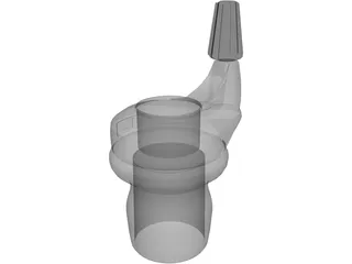 SRAM 7 Gripshift 3D Model preview