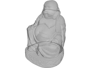 Buddha Statue 3D Model preview