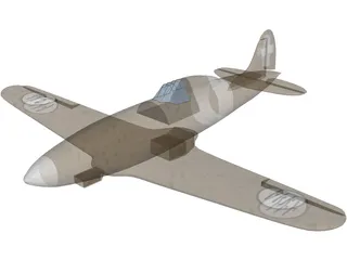 Macchi C.202 Folgore 3D Model preview