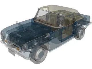 Honda s800 3D Model preview