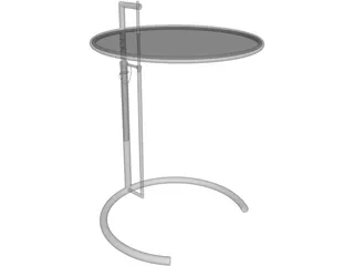 Barcelona Cocktail Table 3D Model preview