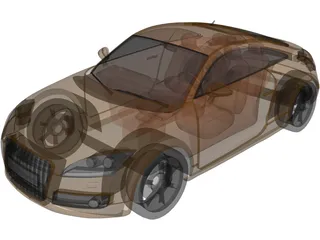 Audi TT 3D Model preview