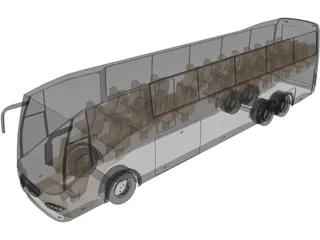 Bus 3D Model preview