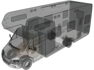 Camper 3D Model preview