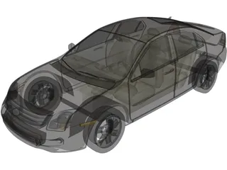 Ford Fusion 3D Model preview