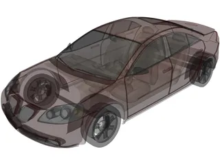 Pontiac G6 3D Model preview