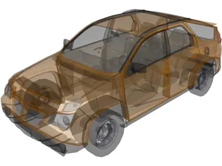 Pontiac Aztec 3D Model preview