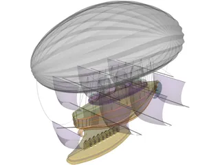 Flying Dutchman 3D Model preview