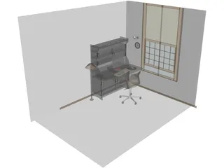 Room Interior 3D Model preview