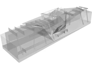 Organic Building Design 3D Model preview