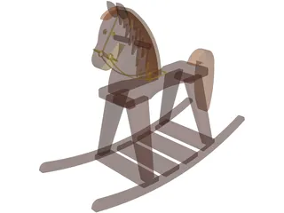 Rocking Horse 3D Model preview