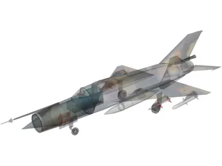 MiG-21 LanceR C 3D Model preview