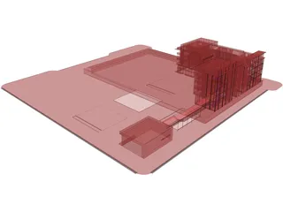 Apartment Buildings 3D Model preview