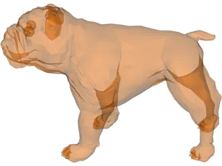 Bulldog 3D Model preview