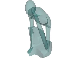 Abstract Moods Sculpture 3D Model preview